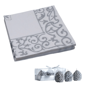 Kit-de-Vela-Pinha-Prata-e-Guardanapos-Arabesco-Prata-Vizapi